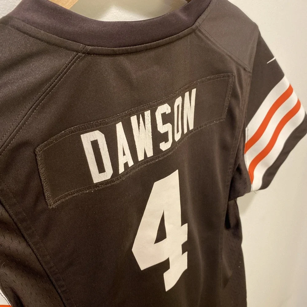 Cleveland Browns #4 Deshaun Watson Nike On Field Jersey Womens Medium Football